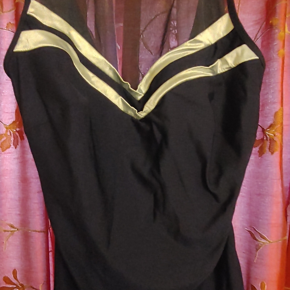 Longitude swimsuit navy blue/silver Size 16